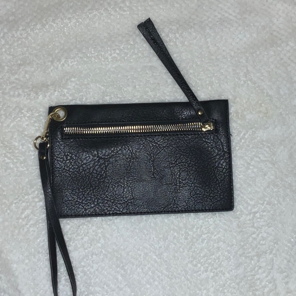 REAL LEATHER CLUTCH